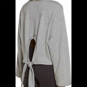 NEW Varley Weymouth Tie-Back Cotton Sweatshirt